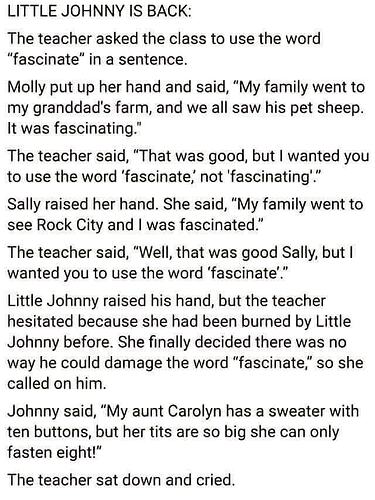 Little Johnny Aunt